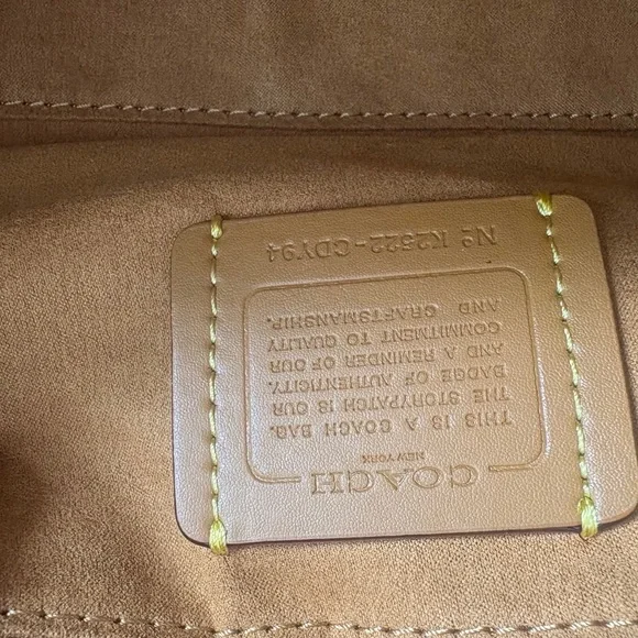 Coach Baguette Bag Green Bow Flap Shoulder Chic - Picture 8 of 8